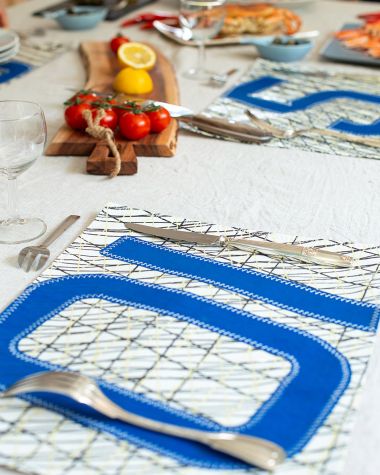 Pack Set Table x6 - Navy Blue