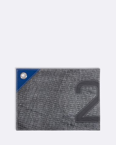 Grey and blue placemat 2