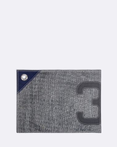 Grey and darkblue placemat 3