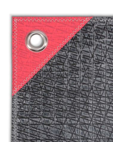 Set de table gris et rose 4