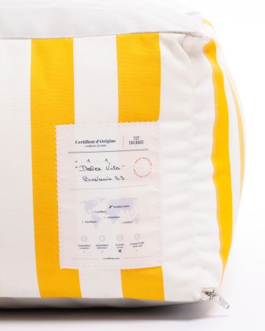 Square Bean Bag · Dolce Vita Yellow