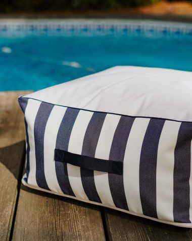 Square Bean Bag · Dolce Vita Navy