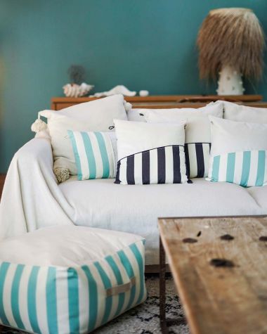 Square Bean Bag · Dolce Vita Lagoon