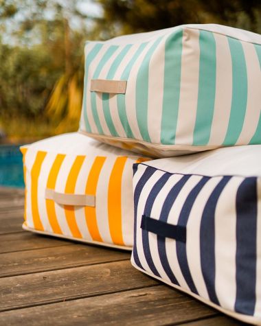 Square Bean Bag · Dolce Vita Lagoon