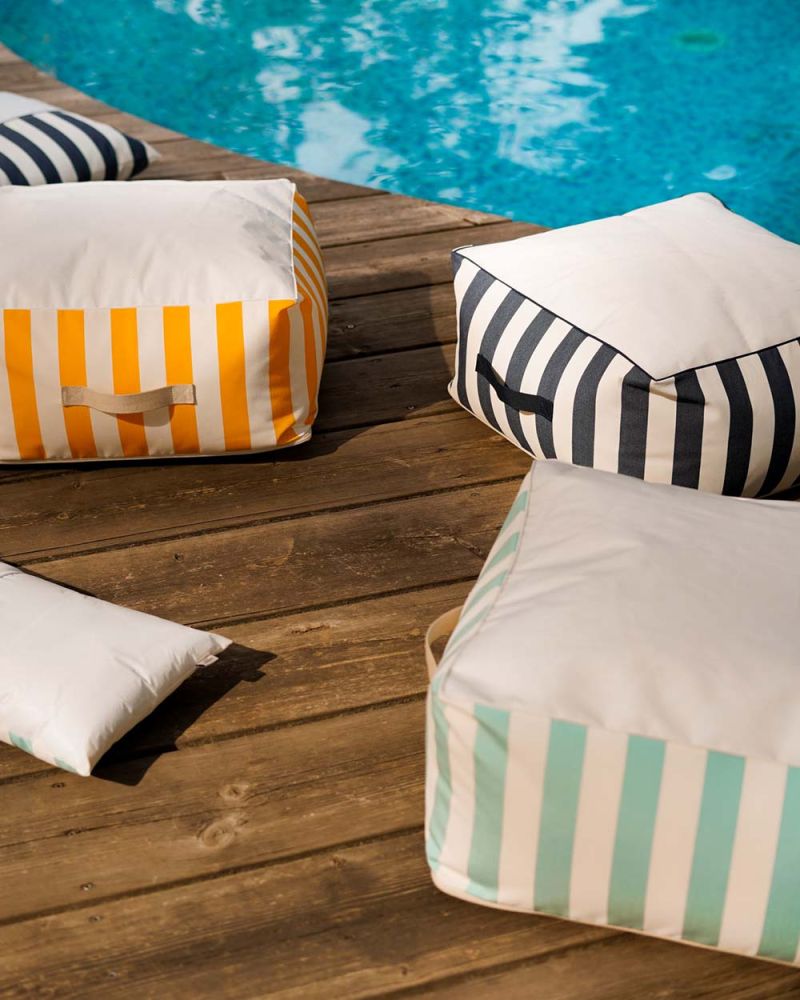 Square Bean Bag · Dolce Vita Lagoon