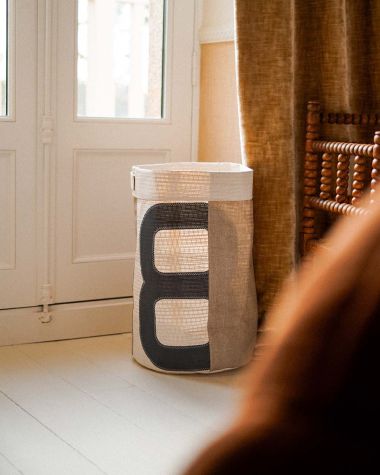 Wäschekorb · Natürlich Leinen