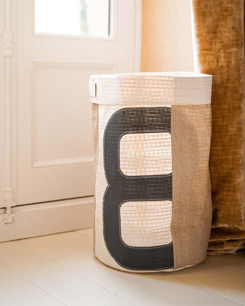 Wäschekorb · Natürlich Leinen