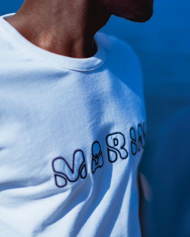 T-Shirt Marin · Blanc Écru
