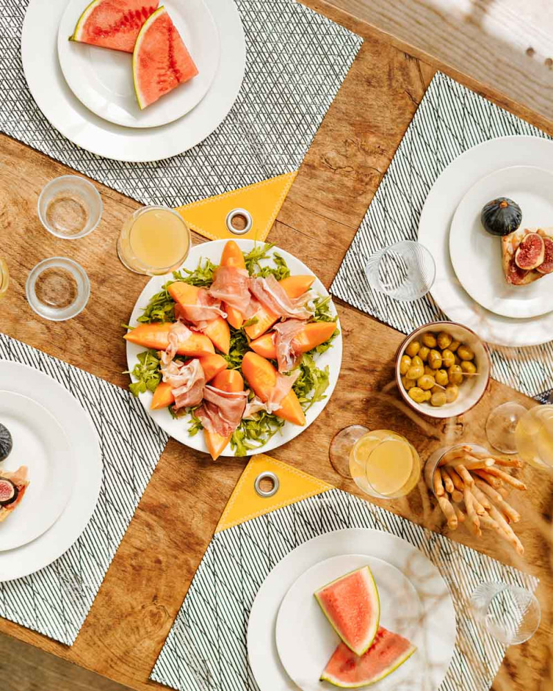 Set de table · Dolce Vita Yellow Sun