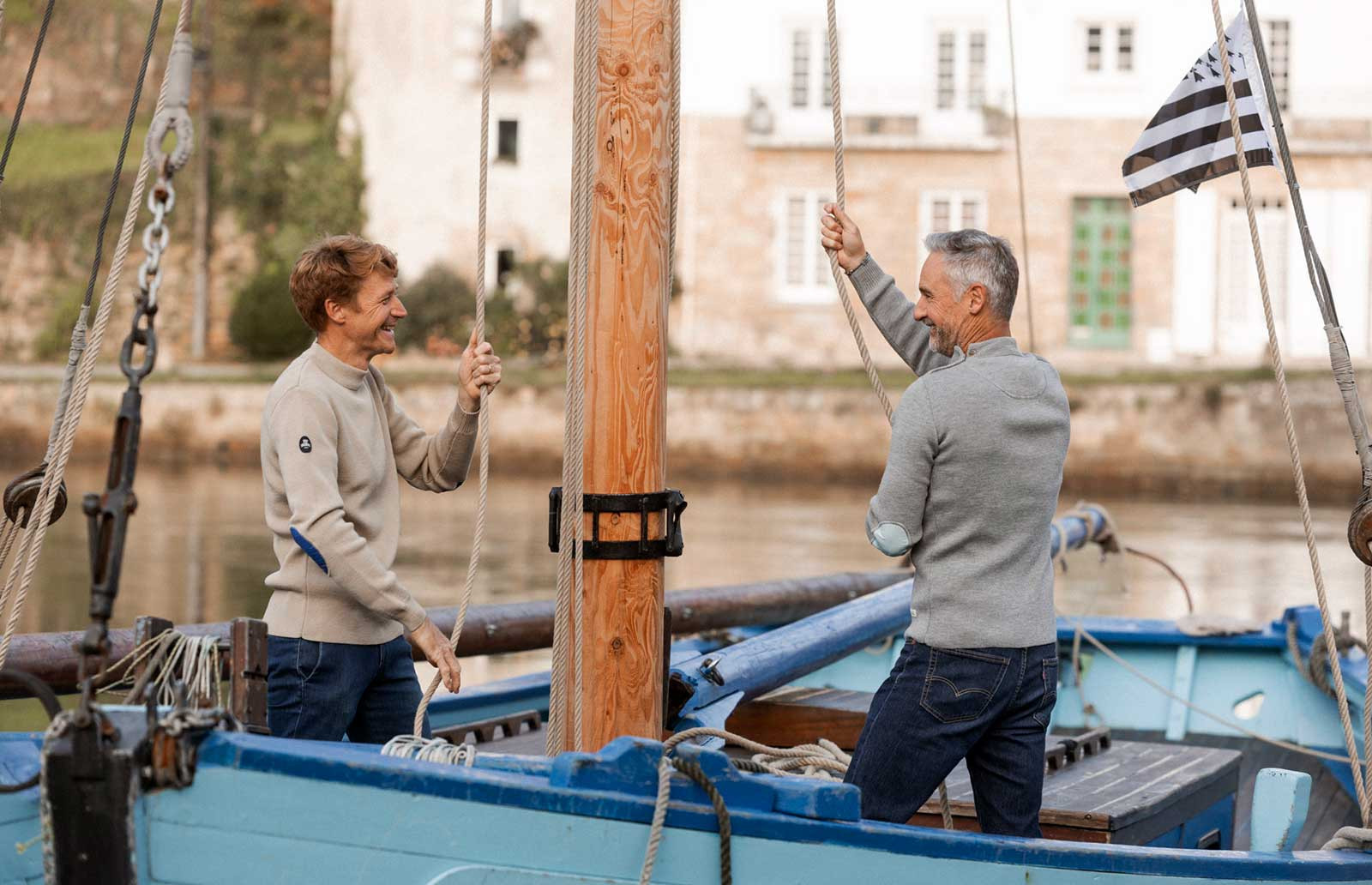 Men's sailor pullover