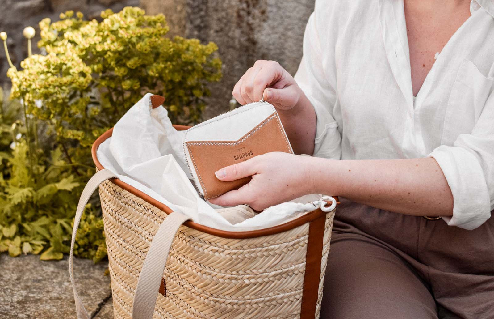 Porte-cartes recyclée en voile de bateau | 727 Sailbags