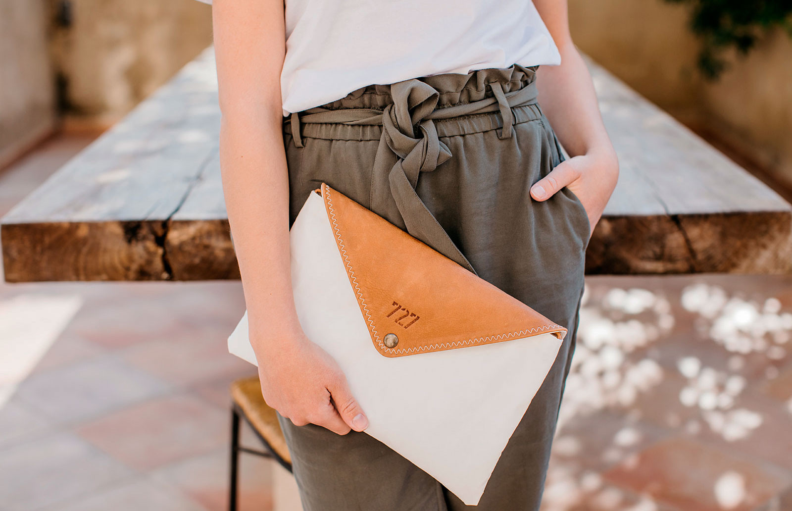 100% recycled boat sail clutch bag | 727 Sailbags