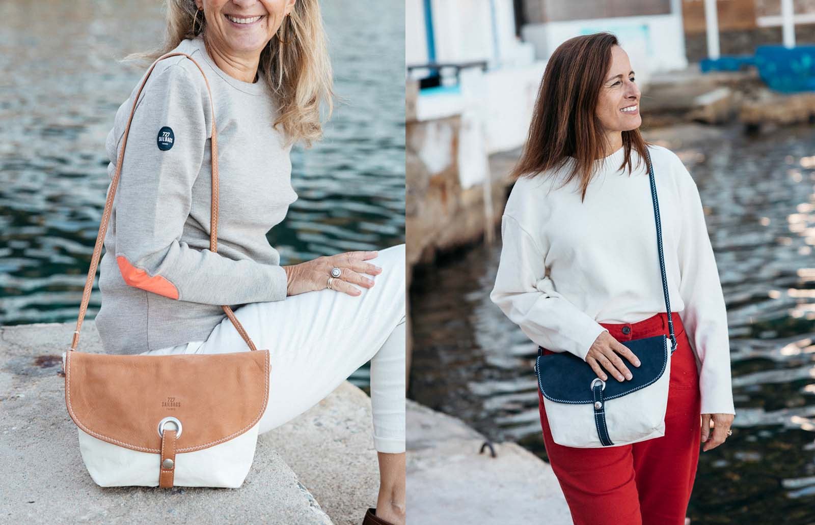 100% recycled boat sail shoulder bag |727 Sailbags