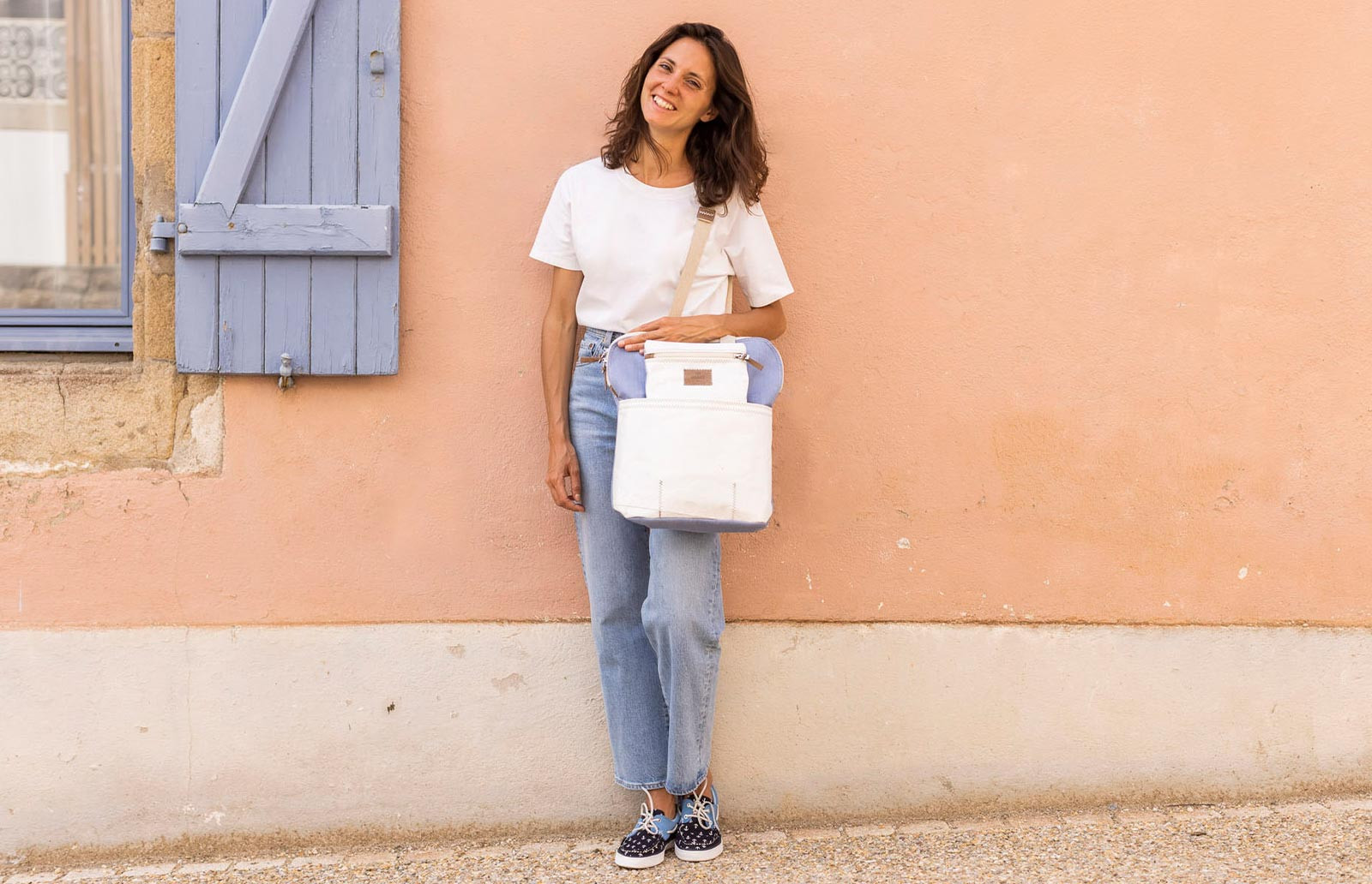 Sac Gaby et Gabrielle : sac à dos pour femme toile recyclée | 727 Sailbags