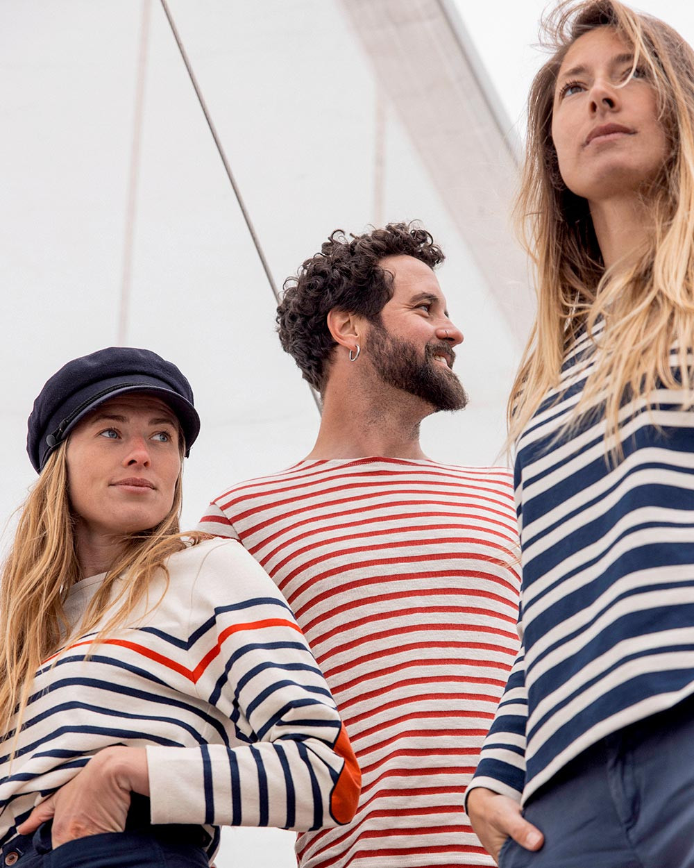 All in Breton shirts!