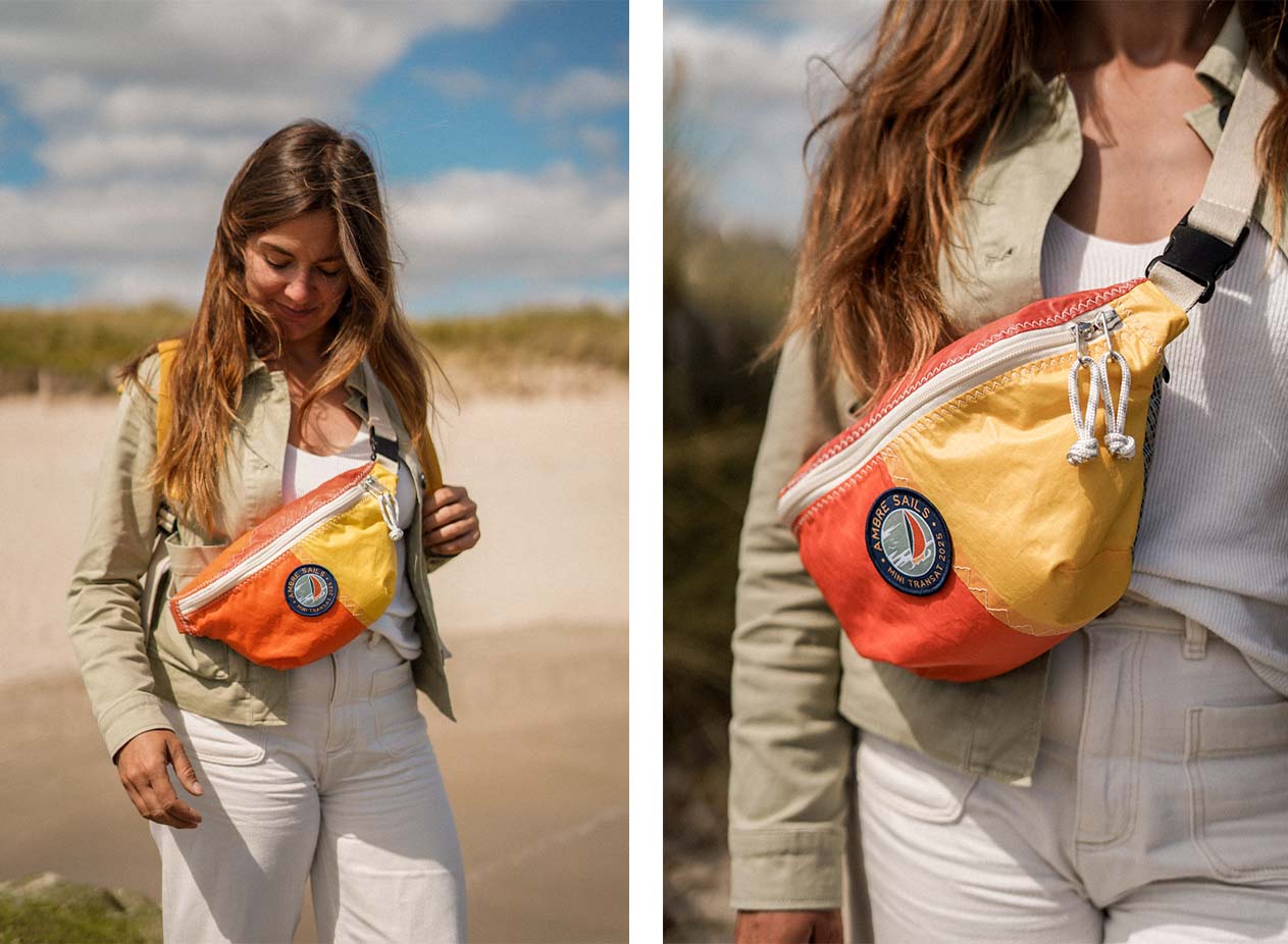 La collection de sacs en voile Ambre Sails et 727 Sailbags