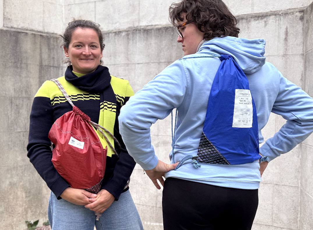 sophie faguet et le sac billy en voile recyclée