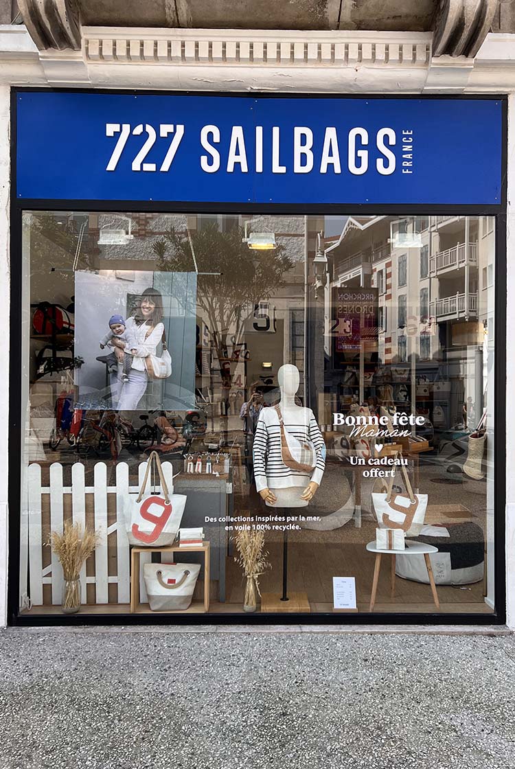 Bagagerie Boutique 727 sailbags Arcachon
