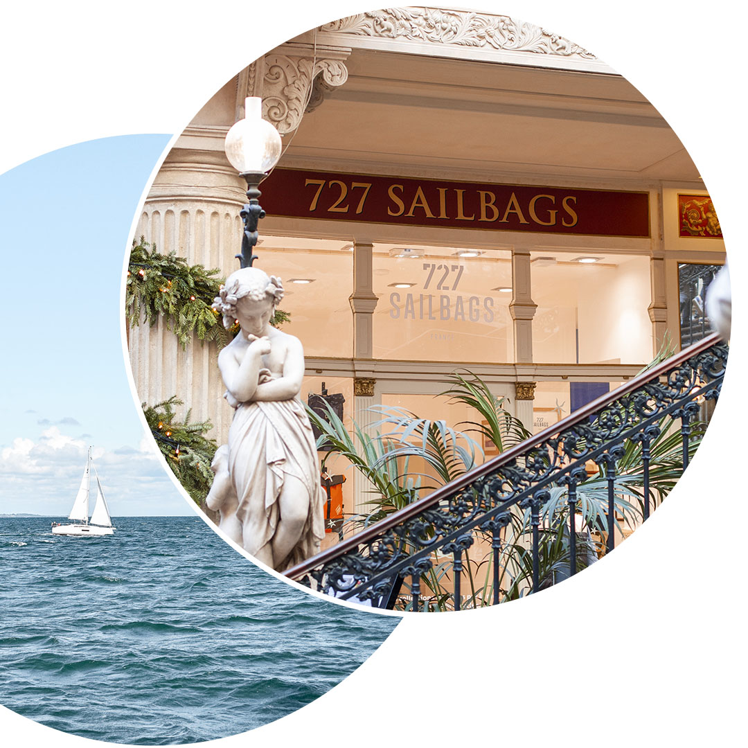 Boutique 727 sailbags Nantes Passage Pommeraye