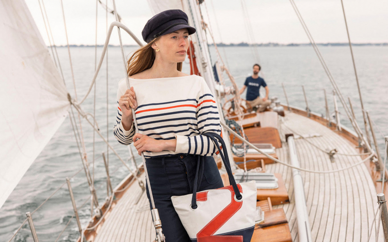 La marinière : un vêtement revisité chez 727 Sailbags