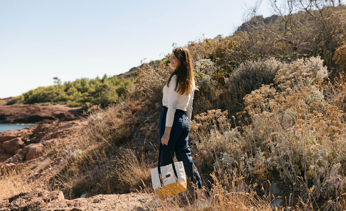 Hand bag Sweetie Esterel - Yellow