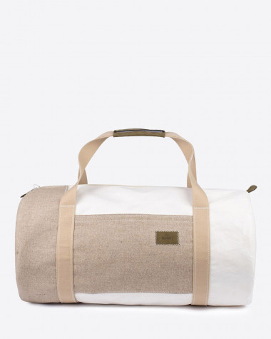 Duffel Bag Onshore - Linen and lether