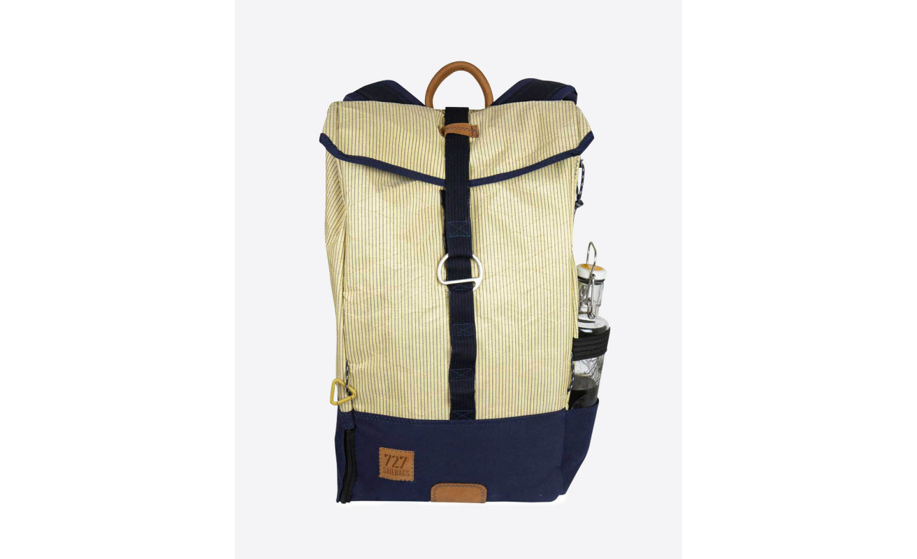 recycled sailcloth backpack