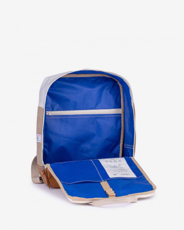 Willy backpack - Linen & Leather