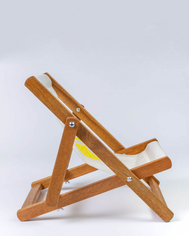 Kids Deckchair Flottille yellow buoy