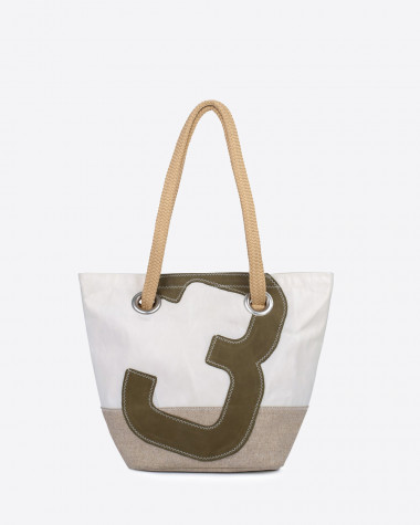 Hand Bag Legend - Linen and leather