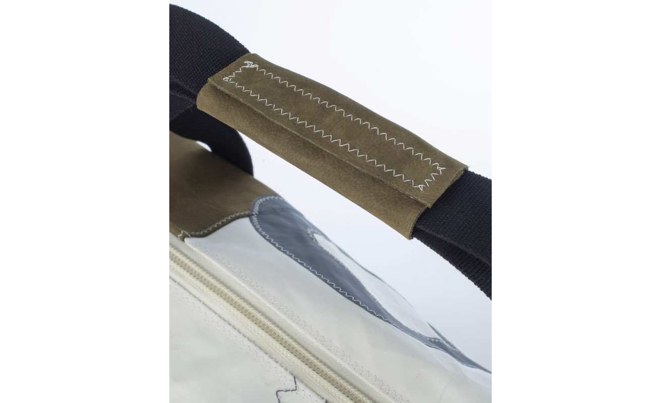 Duffel Bag Onshore · Linen and lether