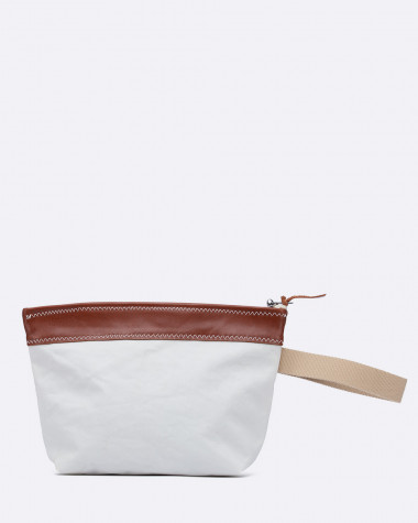 Duffel Bag Onshore · Linen and leather