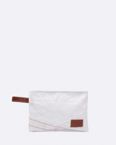 Duffel Bag Onshore · Linen and leather