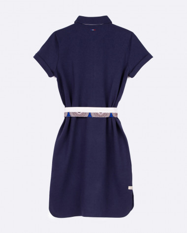 Maritime polo dress - Navy