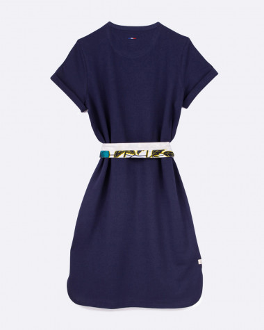 Littoral polo dress - Navy