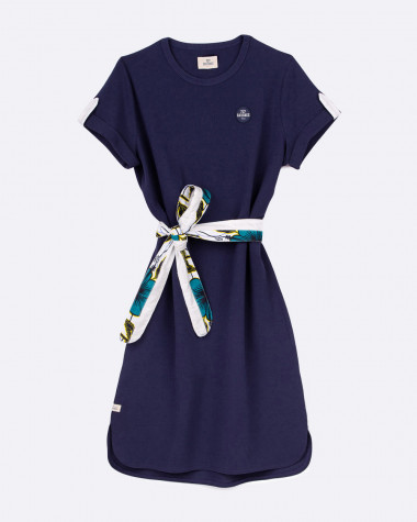 Littoral polo dress - Navy