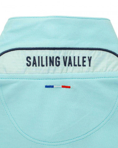 Short-sleeved Men Polo shirt - Blue