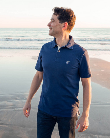 Short-sleeved Men Polo shirt - Navy
