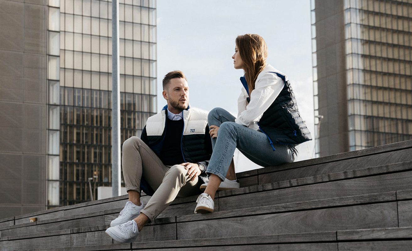 Men's sleeveless down jacket