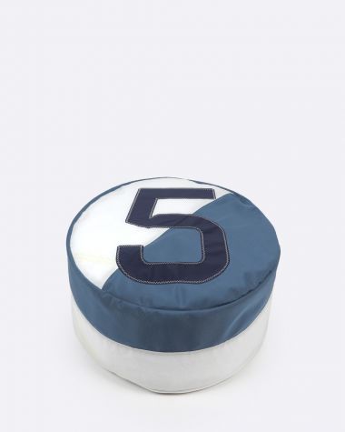 Pouf Solo Bleu Nattier ⌀54