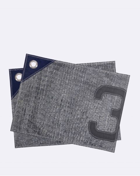 2 Placemats · Grey and dark blue