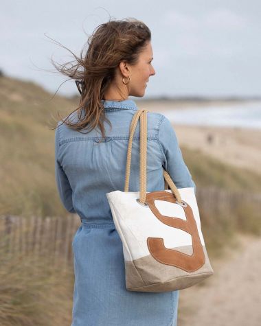 Hand Bag Legend · Linen and leather