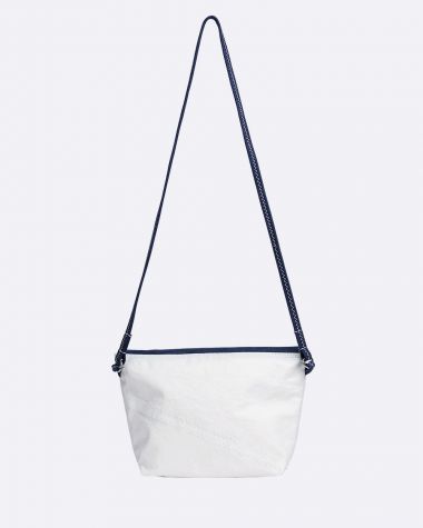 The Calypso cross-body bag · Leather Navy blue