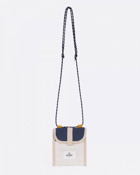 Skate cross-body bag · Blue and yellow 