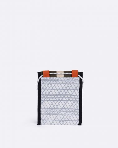 Skate cross-body bag · Khaki and orange 