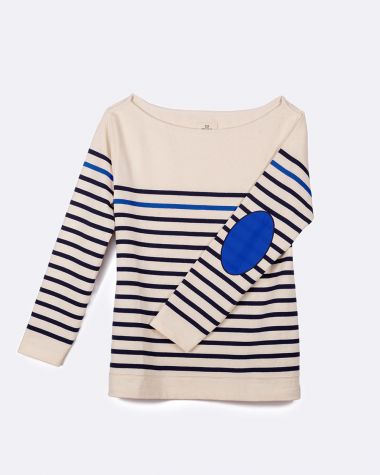 Women's Breton Shirt - Midship Electric Blue