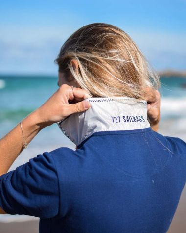 Yachting polo dress · Deep blue