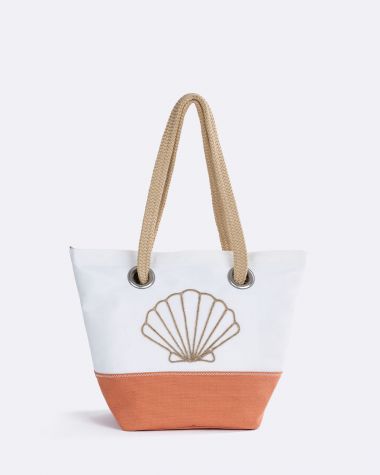 Handbag Légende · Coral cotton