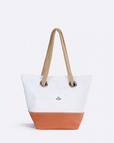 Handbag Légende · Coral cotton