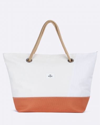 Carla travel bag · Coral cotton